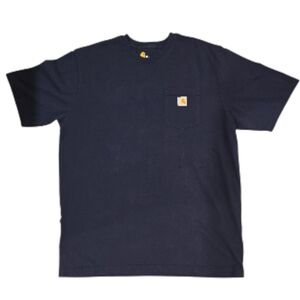 CARHARTT ORIGINAL FIT T-SHIRTS.. LOT OF 2. SIZE X-LARGE TALL. BLUE/  GREEN.